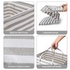 BOOMIBOO 2-Pack Large Laundry Basket,Waterproof Freestanding Laundry Hamper,Collapsible Clothes Basket
