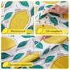 SUCHDECO Round Tablecloth 150cm Table Cloth Wipe Clean Table Cloths