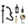 BOROCO Chainsaw Oil Pump Screw Gear Fuel Line Filter for