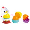 Simba 104010184 ABC Stacking Chicken, Roly-Poly Chicken with Eggs for