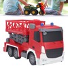 RC Remote Control Fire Truck Lift Toy Rechargeable Fire Lift