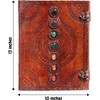 Hell Blues Leather Large Journal Rustic Ruled Notebook 13 x