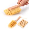 Juego de cepillos de madera y esponjas naturales de gran