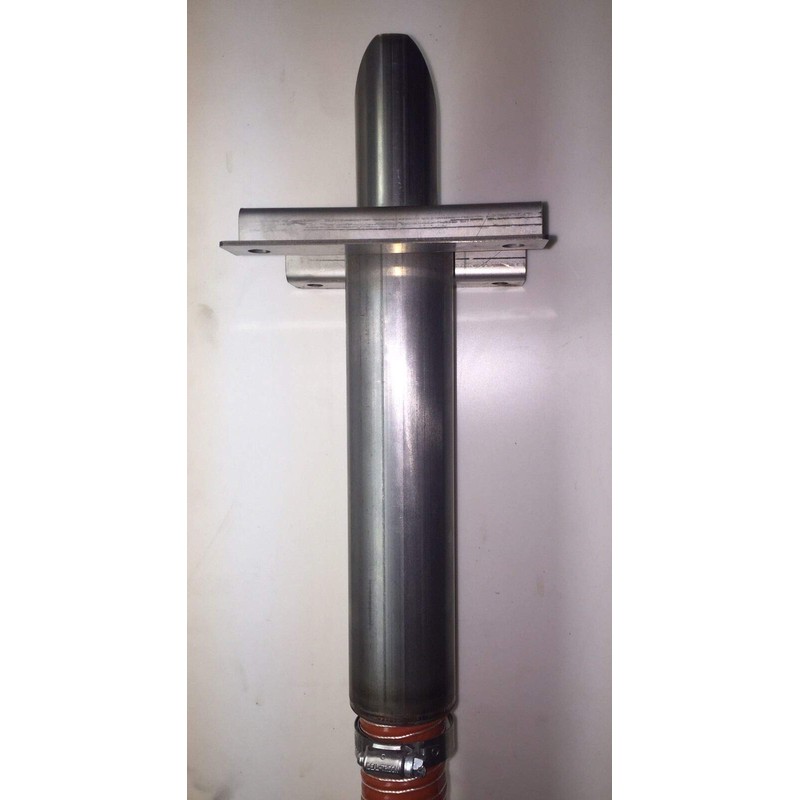 GenExhaust Universal generator exhaust system double layer wall attachment for