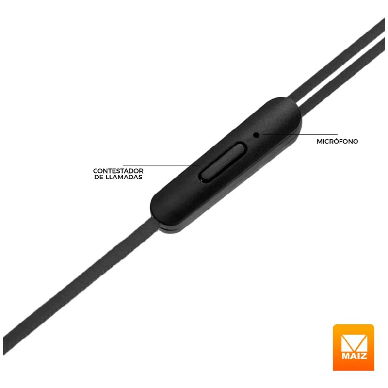 Maíz Audifonos Manos Libres Alambricos In Ear Celular Microfono