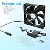 120 mm PC Fan, 12 V Case Fan with Power