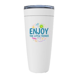 Microbiologist White Edition Viking Tumbler 20oz - The Little Things - Researcher bioprocess hemacyto microscope lecturer laboratorian spores Pathology Scientist