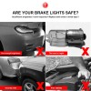 YCY 2Pcs 6000K White H6M LED Headlights For Yamaha YFZ450R