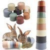 SHSMPXOY 8 PCS Rabbit Stacking Cups Stacking Toys BPA-Free Safe