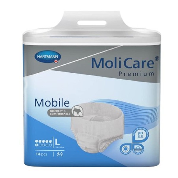 Molicare Mobile Protective Underwear, Large - 56/Case