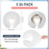 24 Pcs Face Cradle Covers for Massage Table Microfiber Soft
