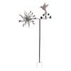 Wind Spinners Iron Hummingbird Metal Windmill Wind Sculpture for Outdoor