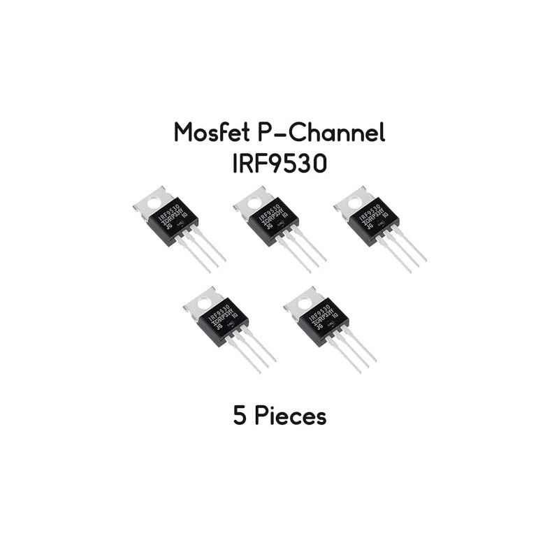Set of 5 MOSFET P-Channel IRF9530