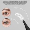 30 Pieces Mini Eyebrow Brushes, Portable Eyelash Brush, Eyelash Extension