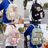 DKIIL NOIYB Kawaii Backpack With Kawaii Pin And Accessories, Large