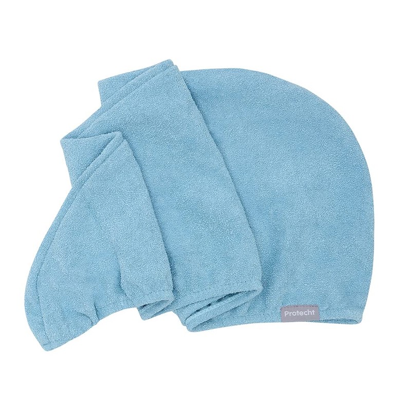 PROTECHT DRYPLUS Super Absorbent Microfibre Hair Turban - Blue Fog