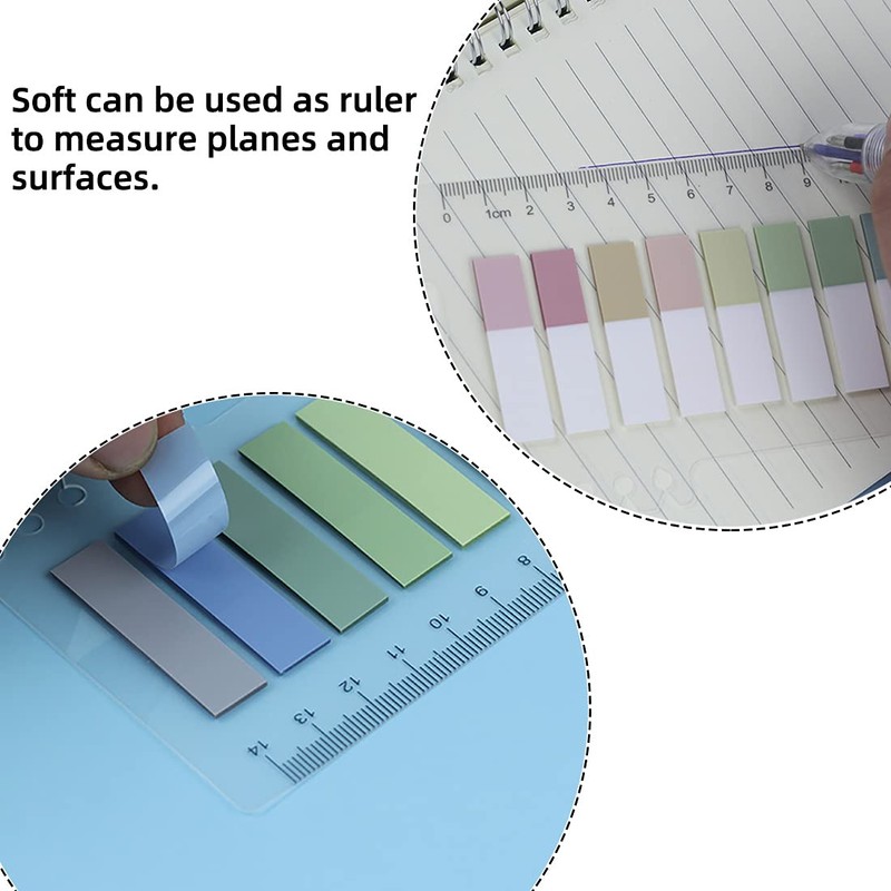 1320pcs Sticky Tabs, Color Writable Morandi Sticky Tabs, Repositionable Translucent