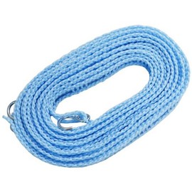 Ohe Laundry Drying Clothesline, Blue, Approx. 16.4 ft. (5 m), w/ Slits for Hanging Hangers, Hanger Stops