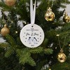"First Christmas as Mr & Mrs" Watercolour Penguin Design Ceramic