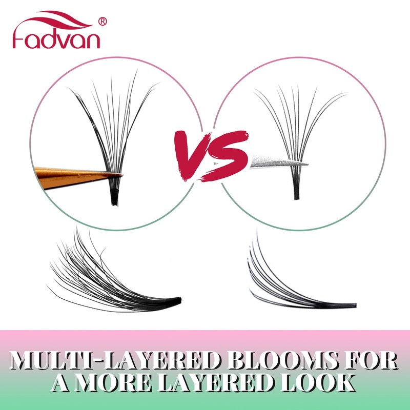 FADVAN Easy Fan Eyelash Extensions 0.05 D Curl Mixed 8-13mm