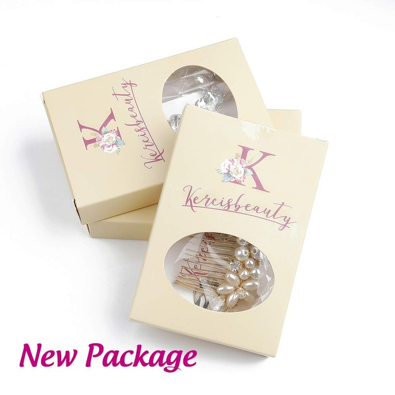 Kercisbeauty - Peine para novia, damas de honor, diseño de