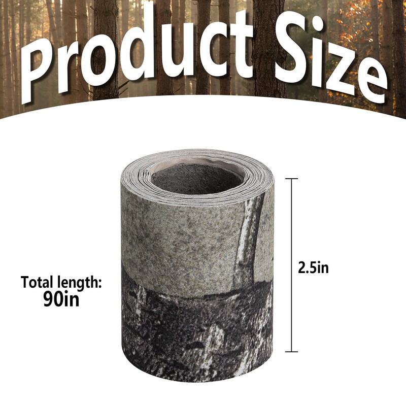 Adnee 2.5 Yard x 2.5 Inch Camo Silencing Tape -
