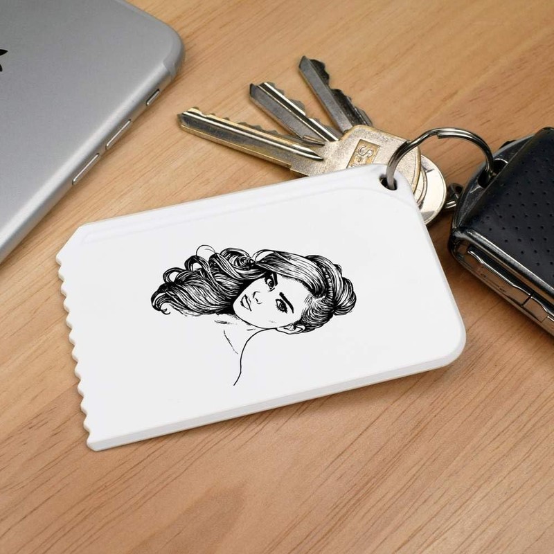 Azeeda 'Bridal Hair ' Plastic Ice Scraper (IC00037764)