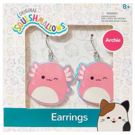 LUV HER Squishmallows Earrings Gift Sets - Squishmallows Archie - Hypoallergenic Nickel-Free - Ideal Gifts for Girls' Parties, Costumes Ages 8+