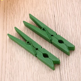 Alipis 40 pack Green Wooden Clothespins 2.90 inch Clothes Pegs for Laundry Quilt and Duvet Cover Holding Windy Day Hanging Support Lightweight Hard Wood Clips for Everyday Use