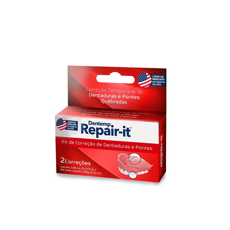 Dentemp Repair Kit - Repair-It Advanced Formula Denture Repair Kit