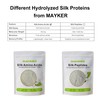 MAYKER Hydrolyzed Silk Amino Acids Powder Cosmetic Grade 2.12 oz,