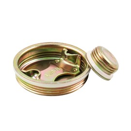 QWORK Steel Bung Plug Drum Bung, 2" and 3/4" Set Bung Cap Plug with Plated Coated for 55 Gallon Barrel, 6 Pack