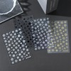4Pcs Christmas Snowflake Nail Art Stickers,3D Self-Adhesive Snowflake Nail Decals