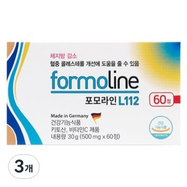 Formoline L112 diet health functional food, 60 tablets, 3 pieces / 포모라인 L112 다이어트 건강기능식품, 60정, 3개