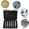 6PCS Damaged Screw Extractor Set, Screw Extractor Set Broken Screw
