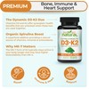 Why Not Natural Vitamin D3 K2 (MK-7) with Organic Spirulina,