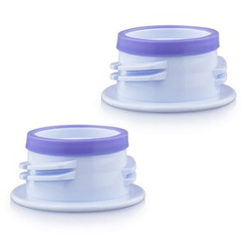 Maymom Cambiador o Convertidor de Rosca 3ª Generación; Permite que el Extractor Spectra S1 S2 con Embudo de Boca Ancha Use Biberones Medela, Ameda (Boca Estrecha), Lifefactory, Dr. Brown Boca Estrecha, Sin Fugas, Sin Caídas