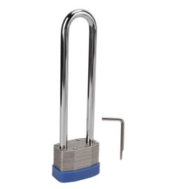 Extre Large 4 Digit Combination Laminated Padlocks Security Luggage Locks with Long Shackle for Garages Warehouse Sheds