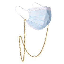 ChainsHouse Face Mask Chain Strap Spectacles Gold Sunglasses Eyewear Retainer Cord String Holder Safty Eye Glasses Chain Gold