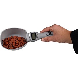 Flamingo Digital Food Scoop Scale Grey 23 x 10 x 5.5 cm