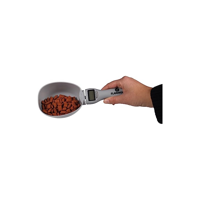 Flamingo Digital Food Scoop Scale Grey 23 x 10 x