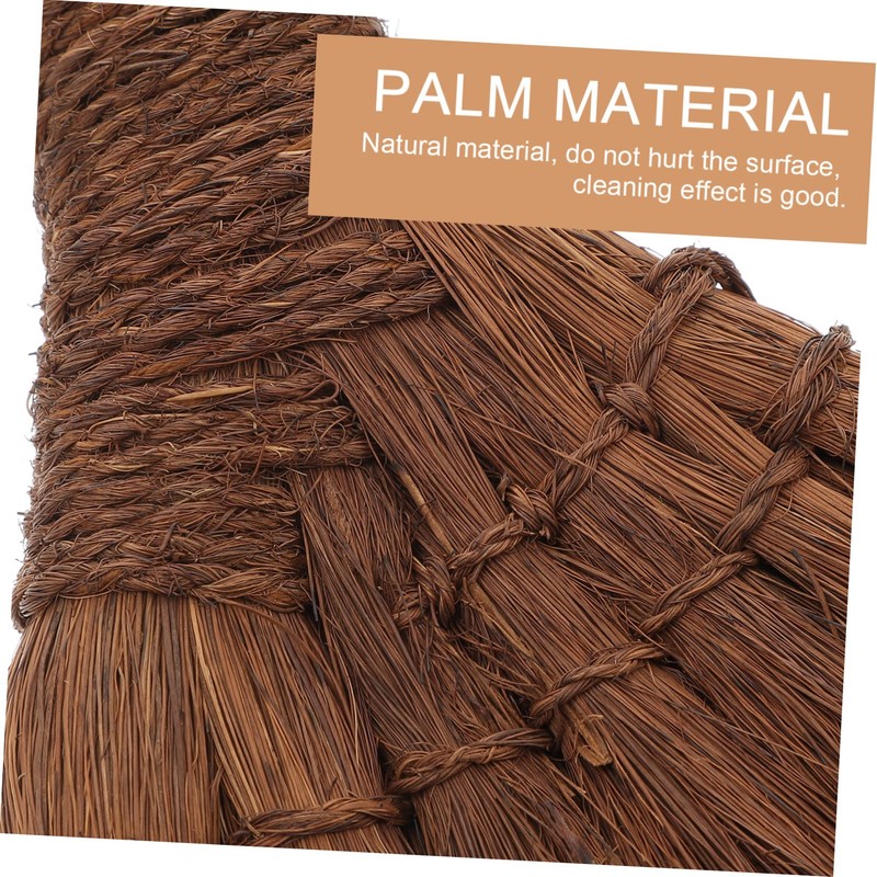 Escoba Uso Doméstico Hecha Palma Natural Práctica Herramienta Limpieza Hogar