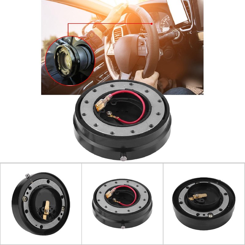 Universal Steering Wheel Quick Release Hub Adapter Boss Kit for