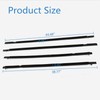 4 Pcs Door Outside Weatherstrip Trim Window Weather Stripping Seal