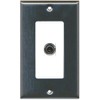 RiteAV - 1 3.5mm Audio-Headphone Jack Port Wall Plate Decorative
