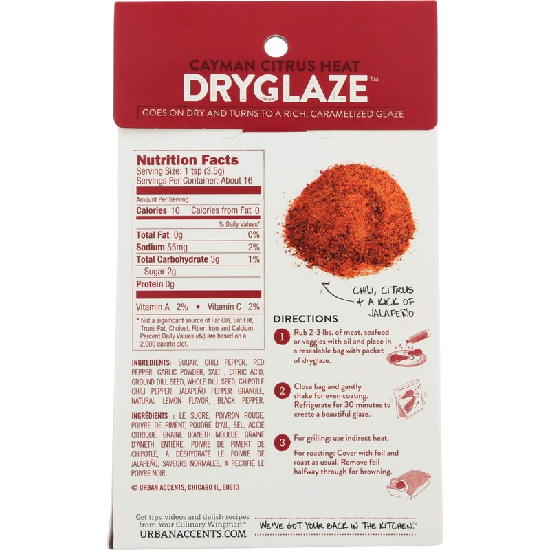 Urban Accents Seasoning Dryglaze Cayman Citrus, 2 oz