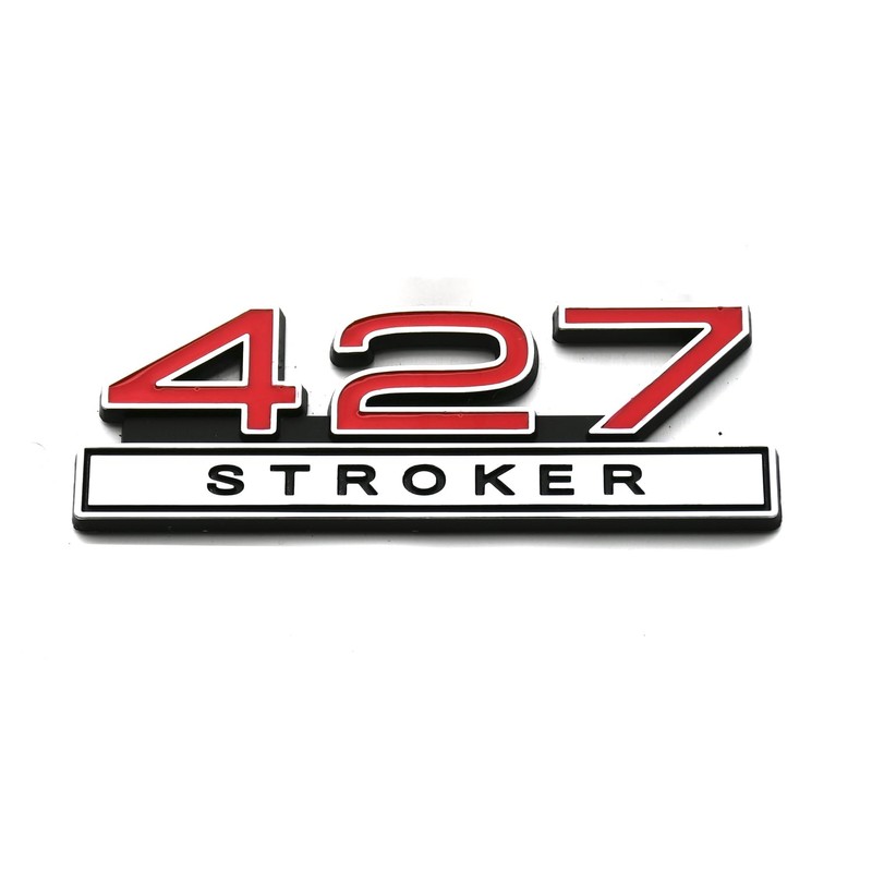 2pcs 427 Stroker 7.0 Liter Engine Emblems Badge 3D Decals