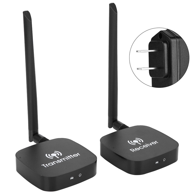Plastic HD H.264 50M WIFI Signal Extender 165MHz All Digital