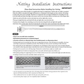 Aviary Netting Heavy Knotted 2 inch Poultry Net (25 ft x 50 ft)