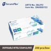 SECURE PLUS Nitrile Exam Gloves Disposable Gloves，Cleaning Service Gloves ，Boxed